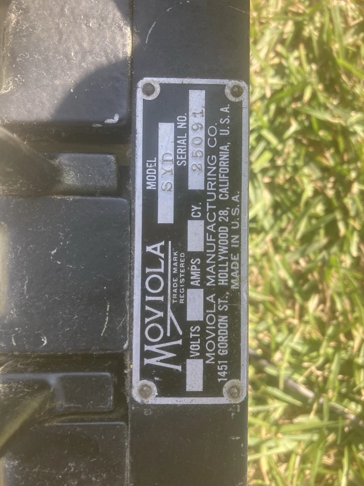 Moviola Sync With Mag Head Syd Vintage Bloco Editor de Edição de Som Antigo 35mm - Imagem 3 de 4