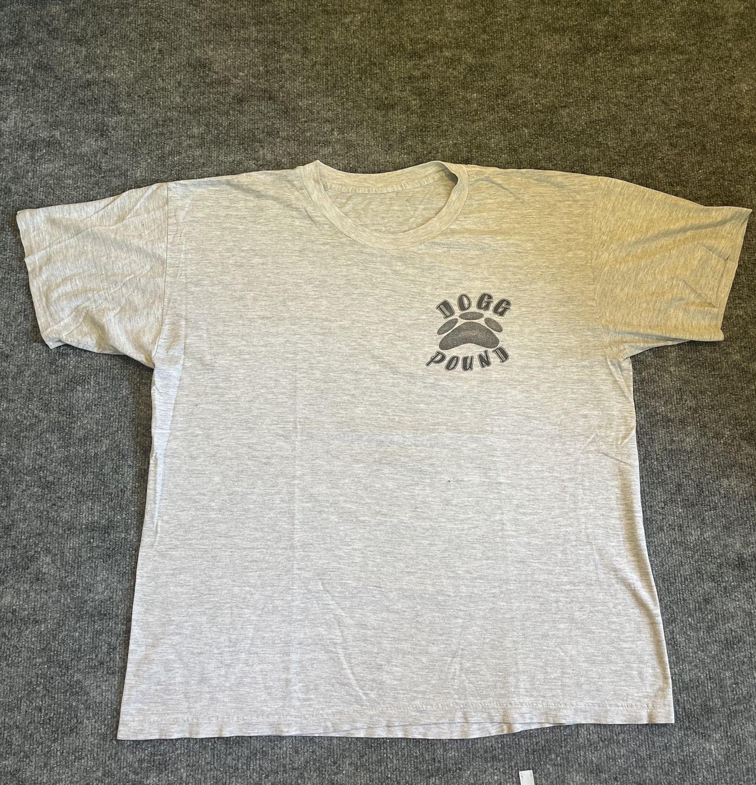 FILA T shirt promozionale vintage anni 90 Snoop Dogg The Dogg Pound Death Row Records grigia XL