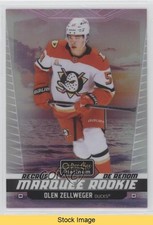 2024-25 O-Pee-Chee Platinum Marquee Rookies Sunset Olen Zellweger #207 READ 0wz4