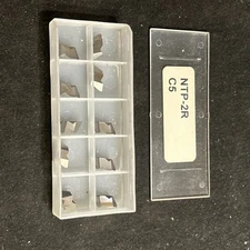 Qty. 10,  NTP-2R, C5 Carbide Top Notch Threading Inserts For Steel FLTP2R, NTP2R