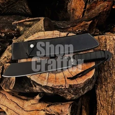 Rambo 4 Machete Knife Handmade John Rambo Movie Replica Knife Leather Sheath