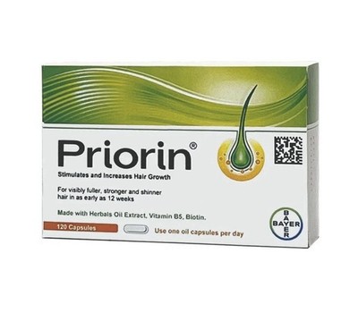 PRIORIN Hair Growth Formula 120 Capsule - Help Weak & Thinning Hair Original Ger