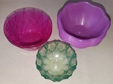 Set aus 7 verschiedenen Schalen/Schälchen aus Kunststoff