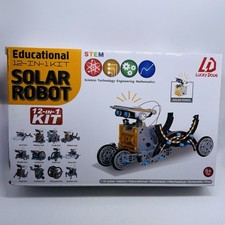 Lucky Doug 12-In-1 Stem Solar Robot Kit/ Ab