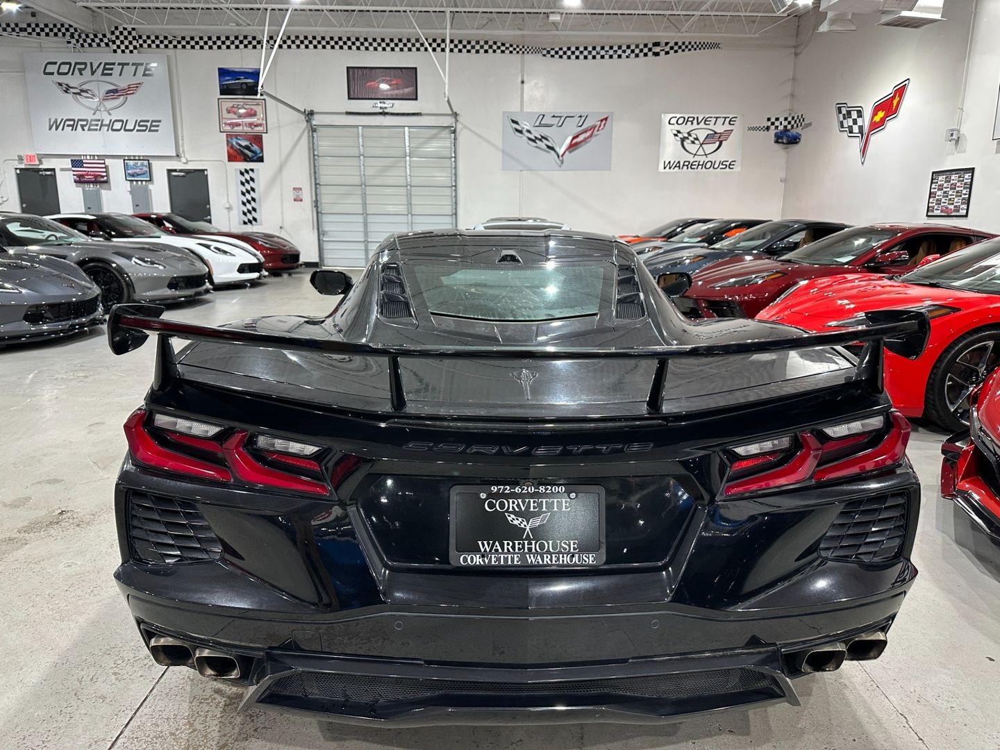 2021 [GBA] Black Chevrolet Corvette   | C8 Corvette Photo 9