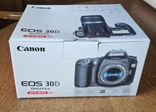 [EXCELLENT Canon EOS 30D DSLR / EF-S 18-55mm f/3.5-5.6 II USM boxed kit rfA2