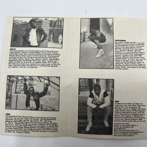 Stetsasonic - In Full Gear Cassette 1988 Tommy Boy TBC1017 Hip Hop Bass VG+ - Picture 7 of 9