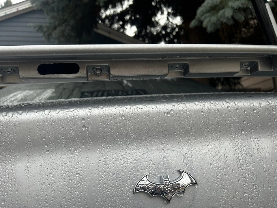 Alerón trasero ACURA TL 1999-2003 con tercer conjunto de tercera luz de freno plateado OEM Foto 3 de 4