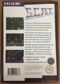 NEW sealed S.C.A.T. Nintendo NES SCAT Limited Run Games GREY CART Gray CONTRA