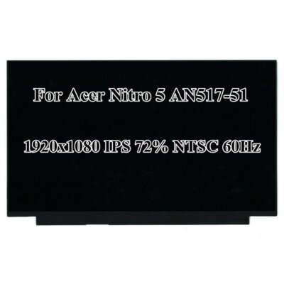 Acer Nitro 5 AN517-51 17.3'' FHD IPS 60Hz 72% NTSC LCD Screen LED Display Panel