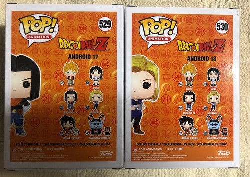 Colleen Clinkenbeard Chuck Huber Signed Funko Pop Set Android 17 18 JSA COA 1 - Photo 3/6