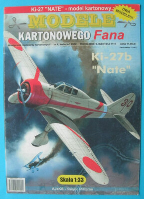 Answer MKF 4 (4/2002) - Japanische Jagdflugzeug Nakajima Ki-27b Nate