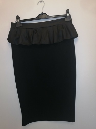 Black River Island Peplum Pencil Skirt Size 12 - Picture 11 of 11