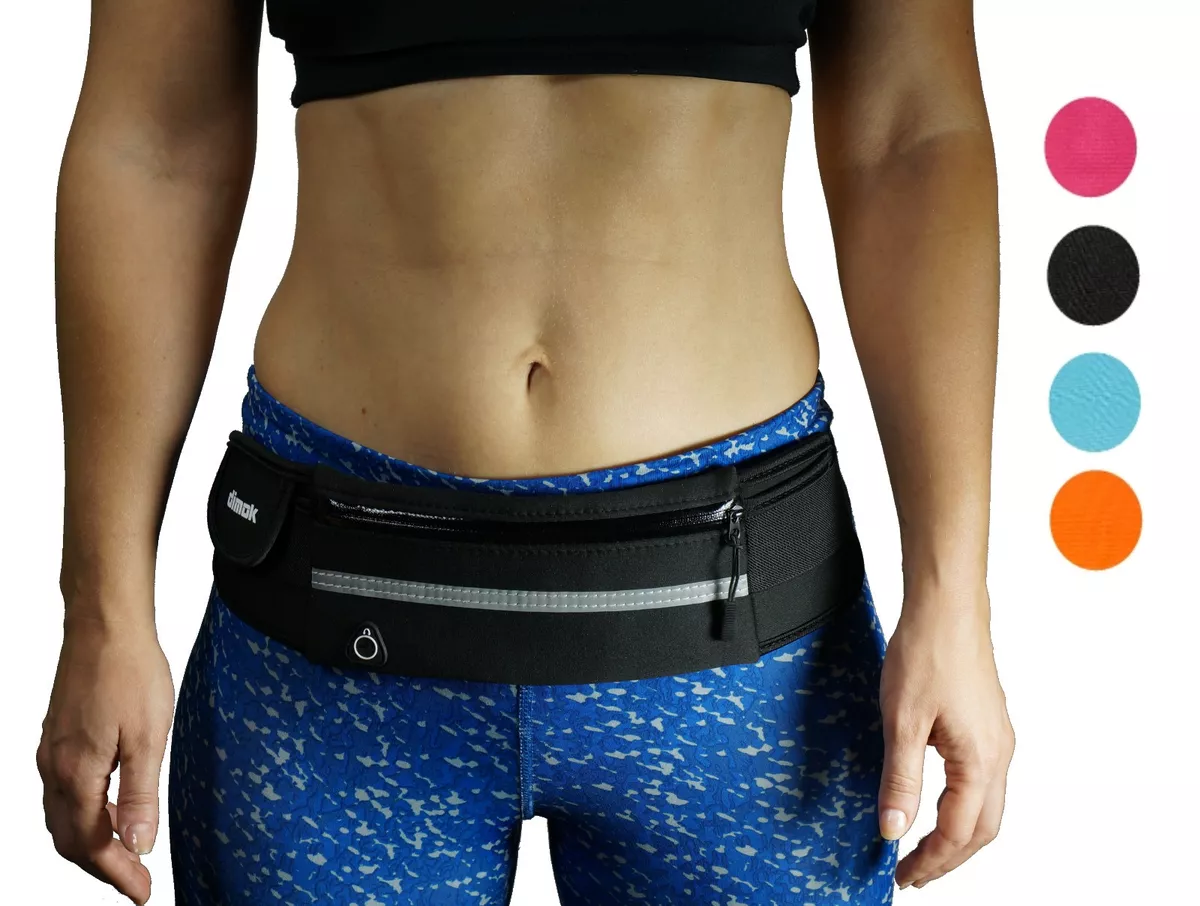 Dimok Runners Belt Waist Pack - Water Resistant Running Belt Fanny Pack