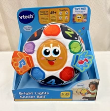 VTech Bright Lights Musical Soccer Ball 6 to 36 Months Babys Developmental Toy