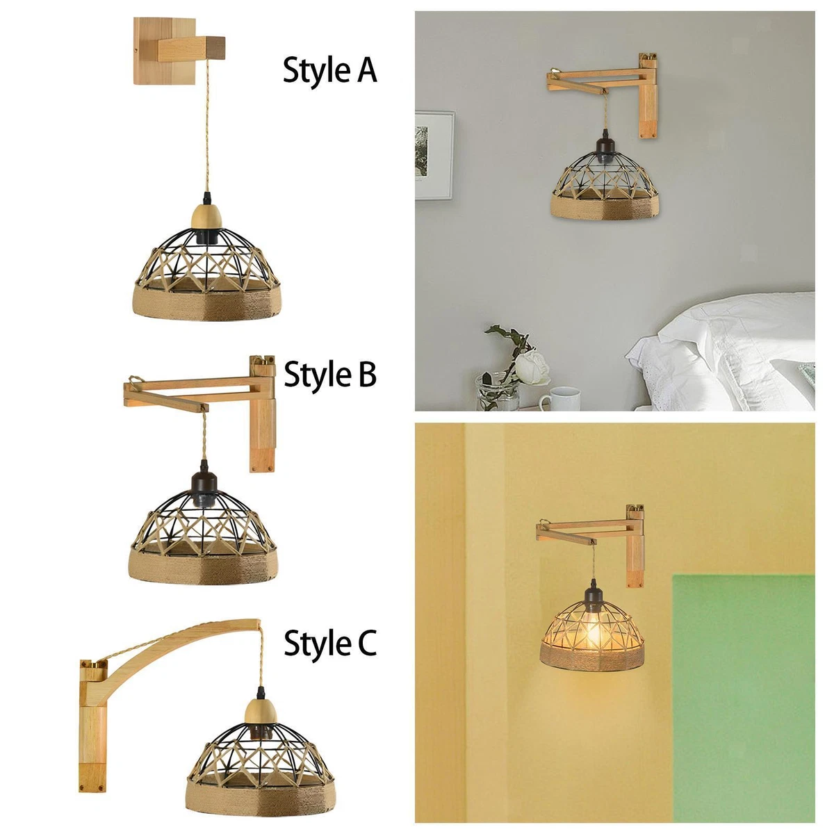 Lampshade wall sale sconce