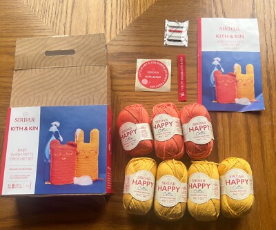 Sirdar Happy Baby Wash Cloth Kit Lot 7 Balls 20g Each