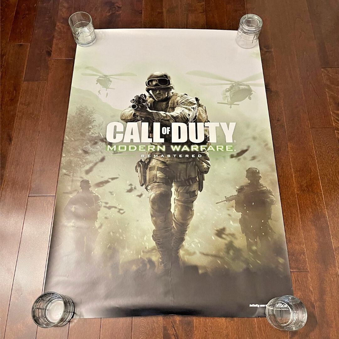 Call Of Duty Modern Warfare Remake Infinite Warfare Flip Poster 16 New Ebay