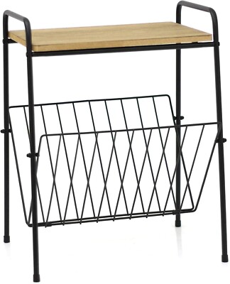 Freistehendes Magazin Couch Bücher Aufbewahrung Platte Holz Beistelltisch Regal