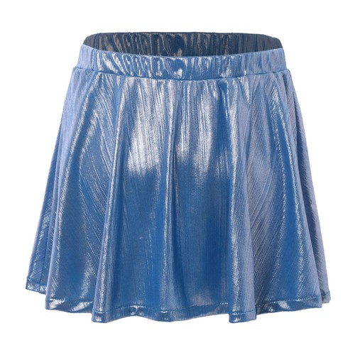 Kids Girls Dance School Skirts Show Pleated Scooter Activewear Sparkly Modern - Picture 37 of 70