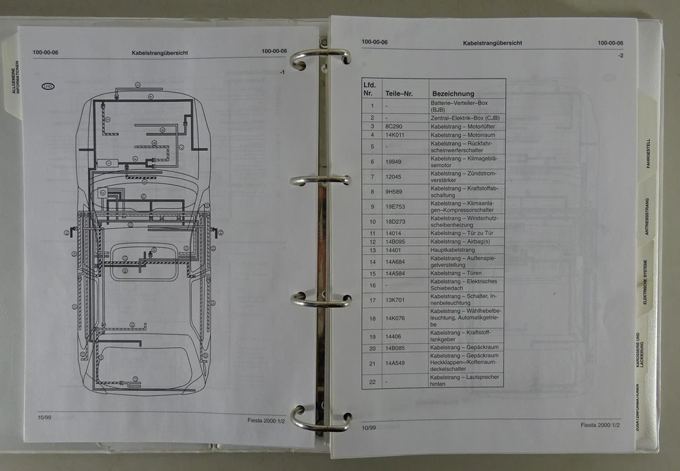 Manual De Taller Electricidad Esquemas Ford Fiesta Desde Junio De 2000 - Imagen 4 de 4