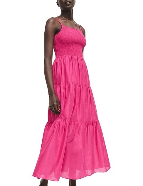 Witchery shirred top waist dress
