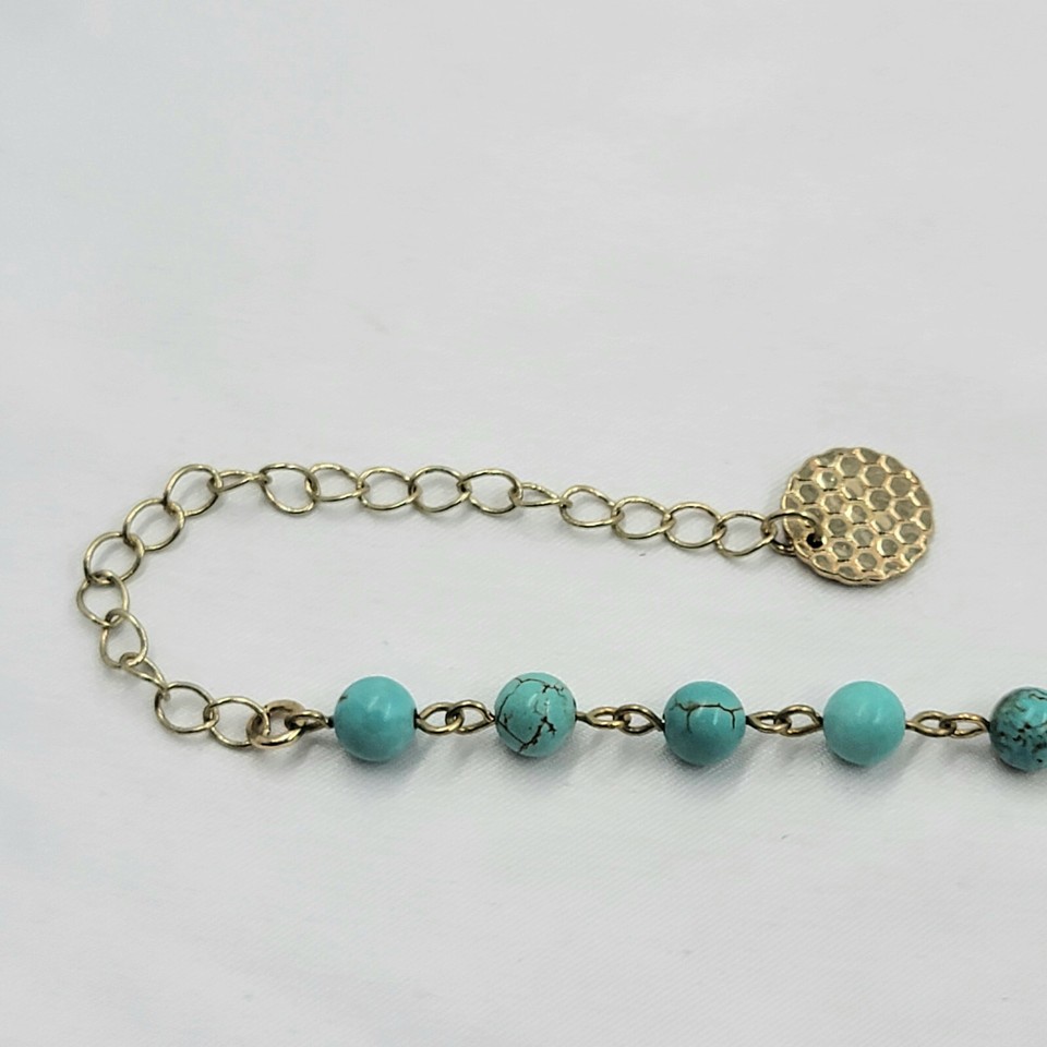 HSN Marlyn Schiff Blue Beaded Layered 16" Necklace Preowned Jewelry eBay