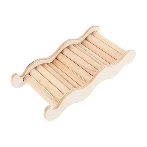 BYZESTY Hamster-Kletterleiter, Hamster Spielzeug, Hamsterhaus, Hamster Spielzeug, Hamsterleiter, Holz-Kletterspielzeug und Brückenkäfig-Dekoration für Kleine Haustiere, Rennmäuse, Zwergmäuse,Hamster