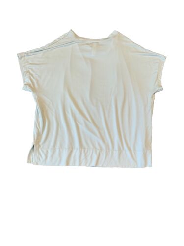 NWOT Athleta Women's Relaxed Weekender Tee Mint Green Scoop Neck Soft Sz Medium - Picture 2 of 5