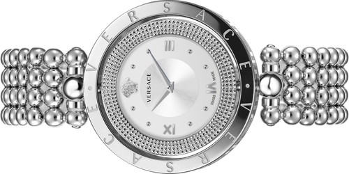 Versace VE7901423 Eon weiss silber Edelstahl Armband Uhr Damen NEU - Picture 3 of 8