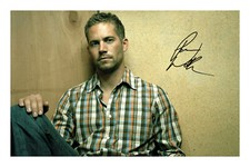 Paul Walker signierter A4 Autogramm Fotodruck