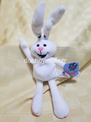 General Mills Cereal 1998 Breakfast Pals Bean Bag Plush Trix white