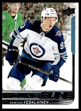 2018-19 Upper Deck Young Guns Kristian Vesalainen Rookie Winnipeg Jets #244 R109