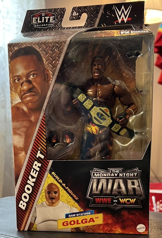 Mattel WWE Elite Monday Night Wars Series 6 Booker T WCW Harlem Heat Figure New