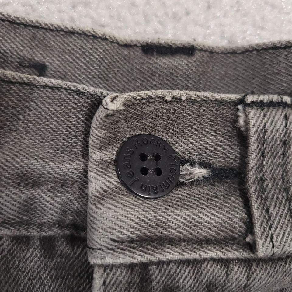 Vtg Rocky Mountain Rockies Jeans Women's 7/8 25X30 Gray High Rise Tall Grunge - Image 4 of 4