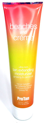 Pro Tan Beaches and Creme Moisturizer 9.5 oz Tan Extending Intense Hydration