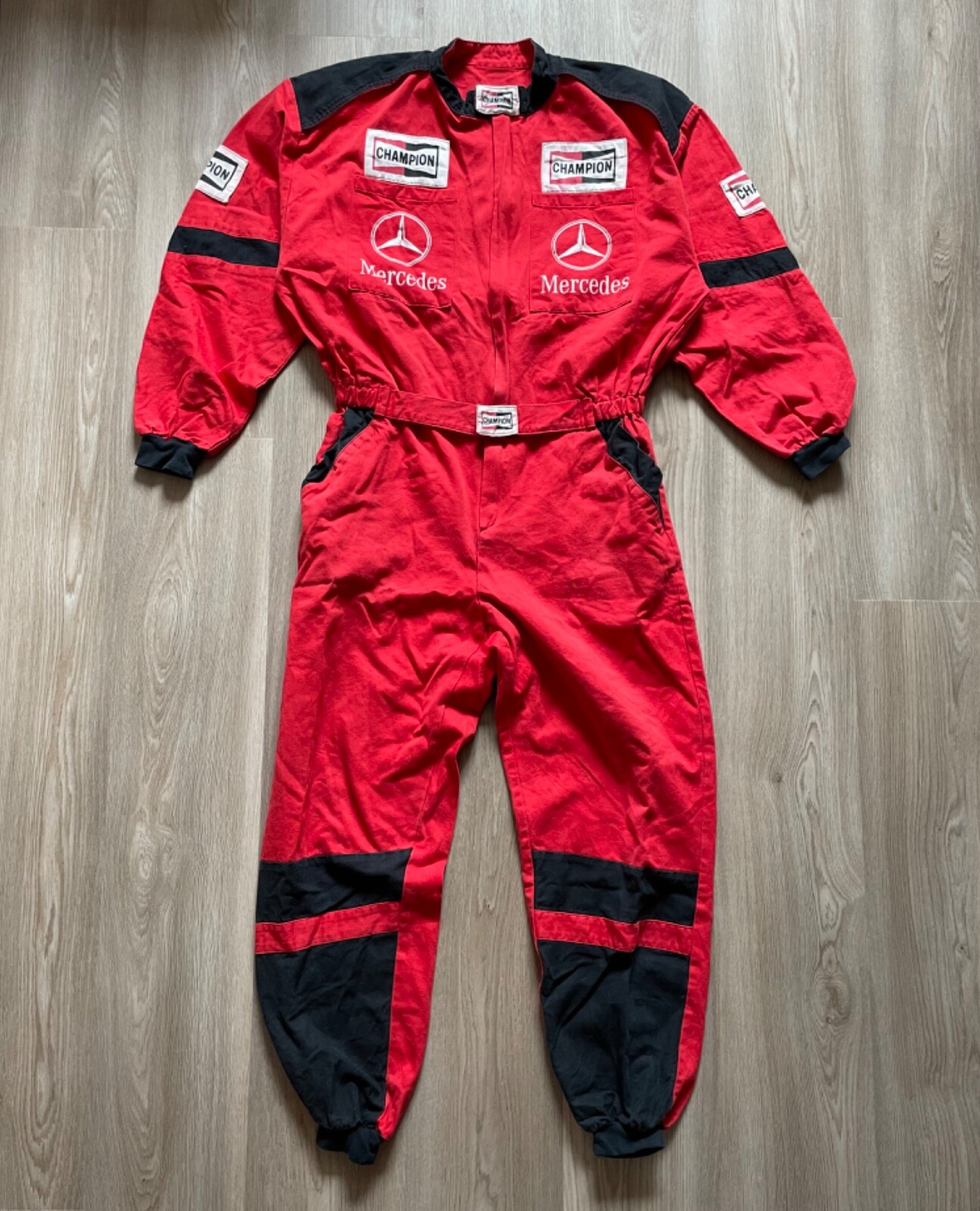 Vintage Mercedes Benz Champion Racing Overalls - Gem