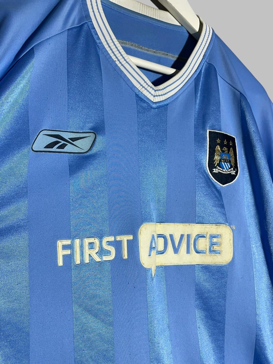Manchester City Reebok 2003/04 Vintage Home Football Shirt