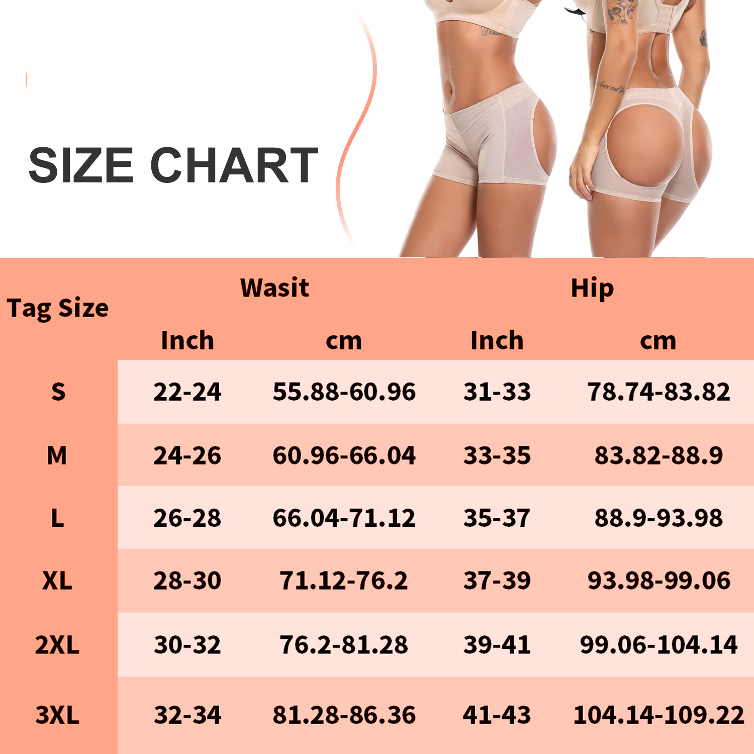 Invisible Lift Booty Bra Butt Lifter Shaper Panty With Tummy Control - Boyshorts Style 10 thumbnail image