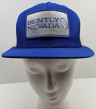 Vintage BENTLY NEVADA  Snapback Mesh Hat Cap Trucker Machinery 