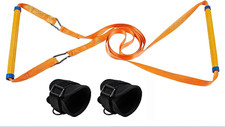 Roacasumy Kids Ski Training Harness 2 in 1 Easy Way to Teach Kids to Ski, Orange
