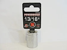 Powerbuilt 1/2" Drive 13/16-Inch, 12 Point Standard Socket # 642004