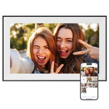 Digital Picture Frame - 15.6 Inch WiFi Large Digital Photo Frame with 32GB St...