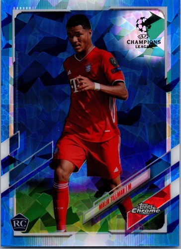 Malik Tillman #5 2020 Topps Chrome UEFA Champions League Sapphire card