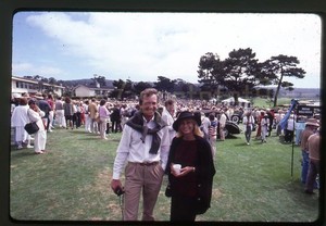 Couple @ 1986 Pebble Beach Concours d'Elegance - Vintage Car / Auto Slide