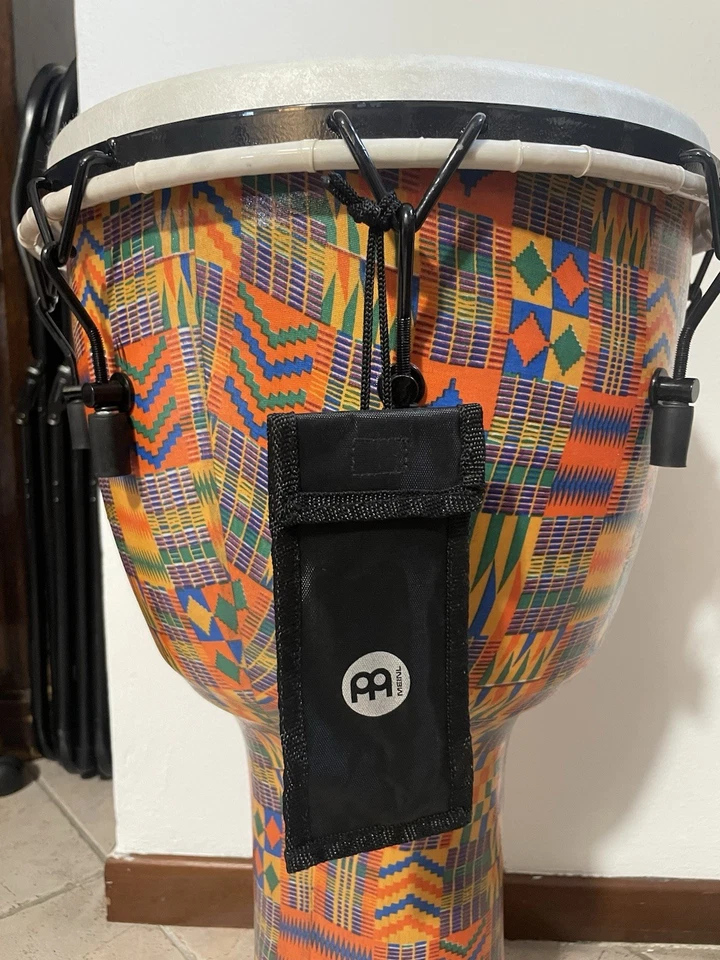 Djembe Meinl 14" + Custodia Pro — Mai usato - Immagine 3 di 4