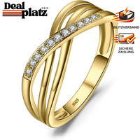 Infinity Wickelring 925 Silber Mit Zirkonia Damen Verlobungsring