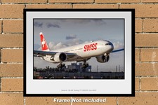 SWISS Air HB-JNF Boeing 777-3DE(ER) 11" x 14" Color Photograph (PP058LAJM11X14)