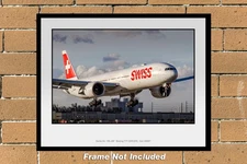 SWISS Air HB-JNF Boeing 777-3DE(ER) 11" x 14" Color Photograph (PP058LAJM11X14)