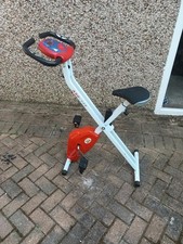 Folding Exercise Bike Used Indoor Cycling Fitness Workout Cardio Home Gym